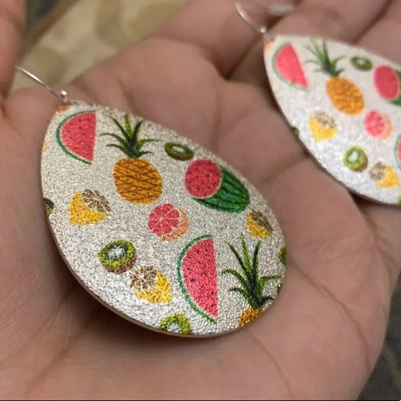 Fruit drop earrings - Picture 3 of 5